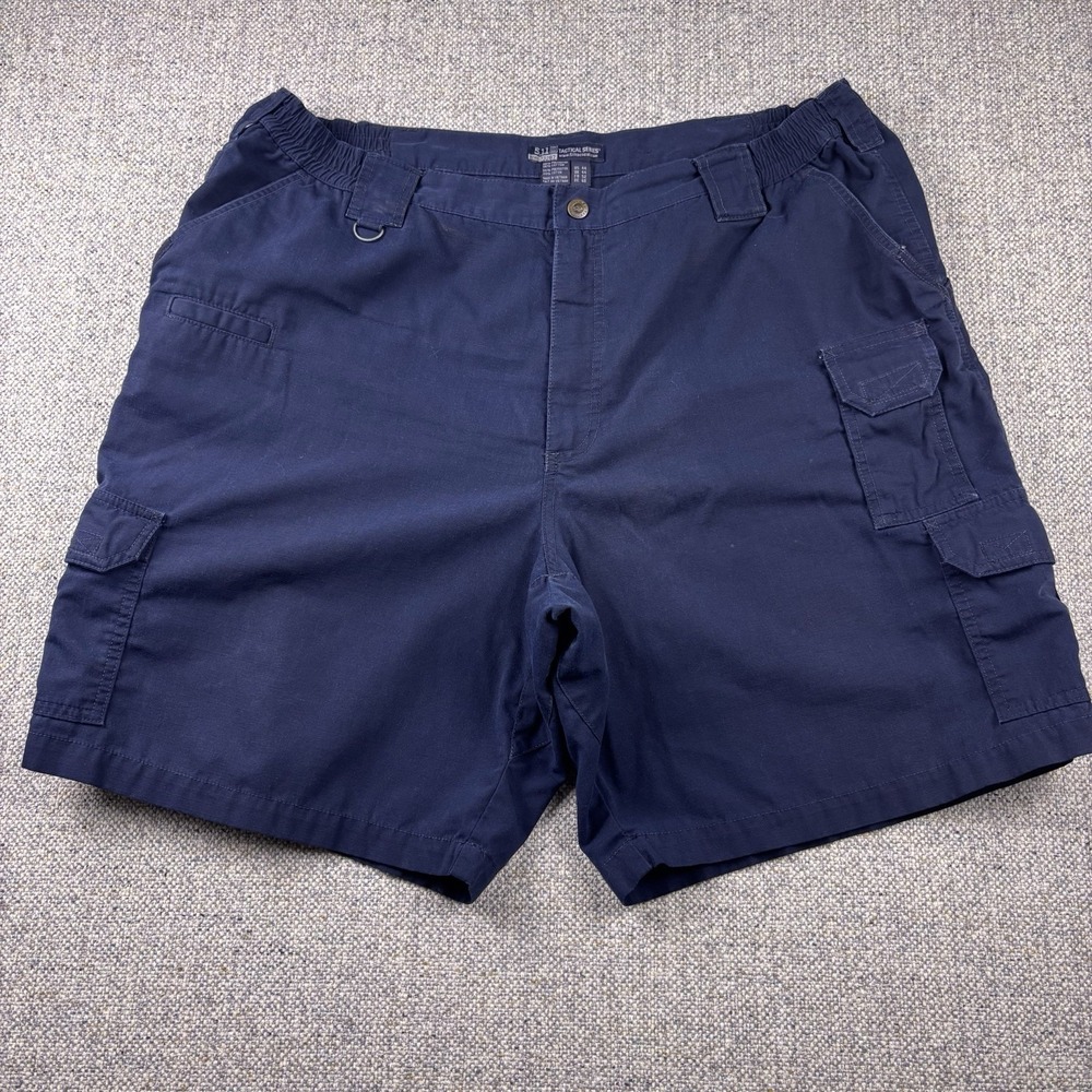 5.11 Tactical Men Cargo Shorts Dark Navy Blue Taclite Pro Ripstop Sz 44